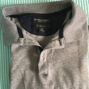 Banana Republic Luxury Touch Men’s Polo Medium